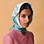 Cheval Surprise double face scarf 90, View: Worn, worn, view 3 of 6