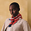 Cheval Surprise double face scarf 90, View: Worn, worn, view 3 of 6