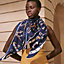 Chevaux Dechaines shawl 140, View: Worn, worn, view 2 of 3