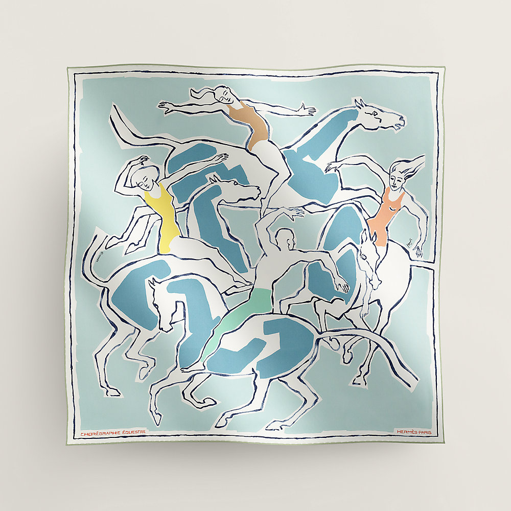 Choreographie Equestre scarf 70 | Hermès Australia