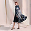 Chorus Stellarum embroidered giant scarf, View: Worn, worn, view 3 of 5