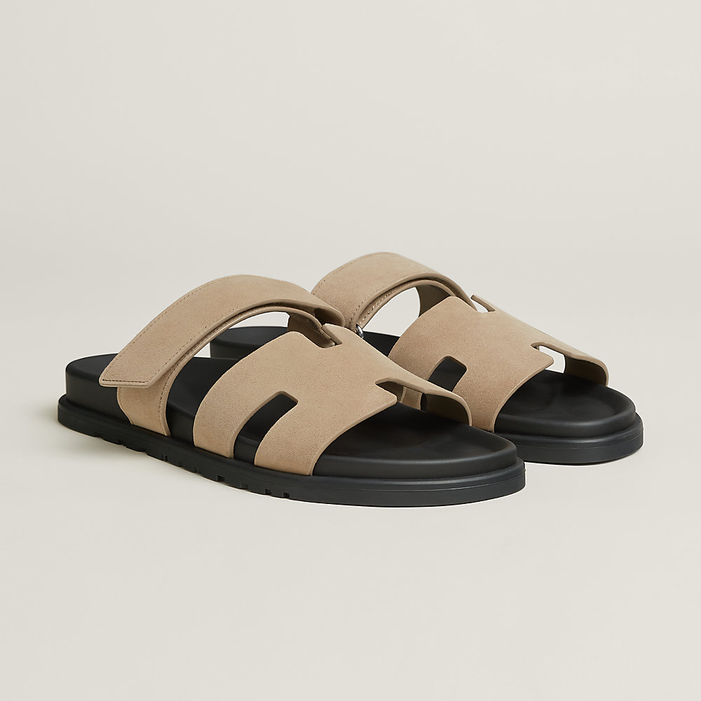 Chypre Sandal Black with red trim
