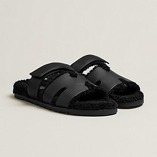 hermes furry chypre sandals