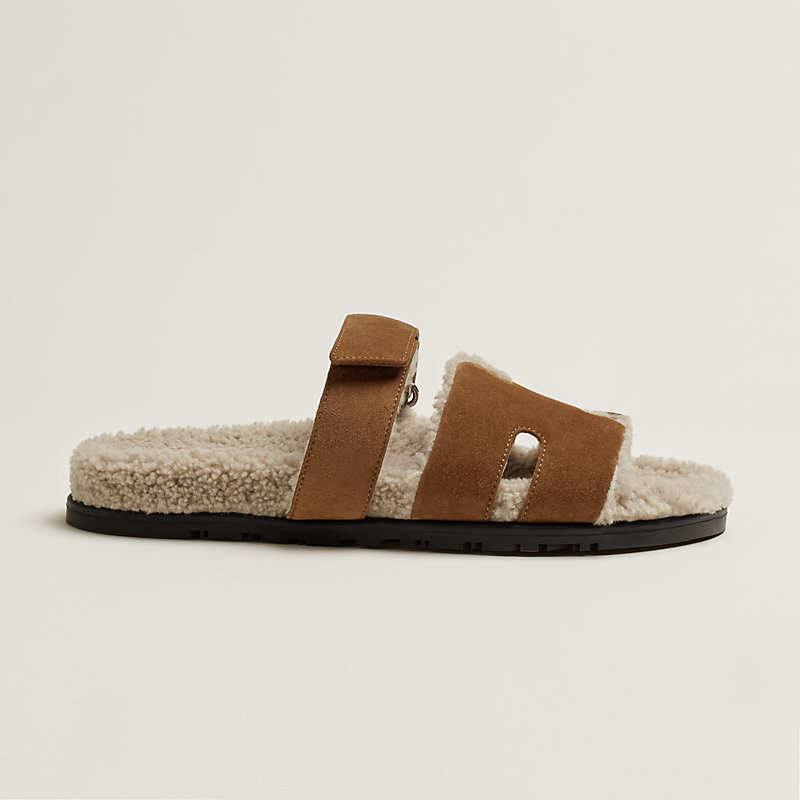 Chypre sandal - Brown | Hermès Saudi Arabia
