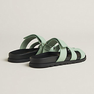 Hermès Chypre Sandals Epsom (Vert Jade) – The Luxury Shopper