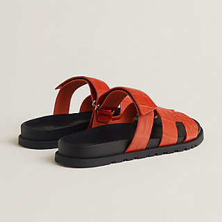 Chypre sandal - Orange | Hermès USA