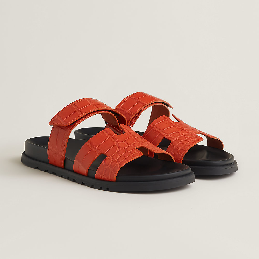 Chypre sandal - Orange | Hermès USA