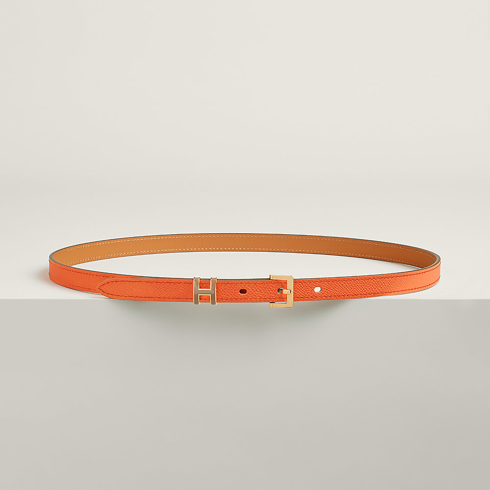 Cinto Pop H 15 Bicolore - Laranja | Hermès Brasil