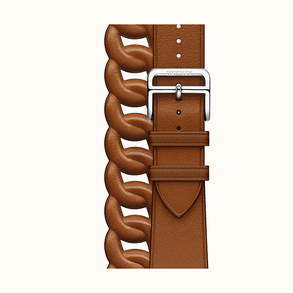 Cinturino Apple Watch Hermès Double Tour 41 mm Gourmette | Hermès Italia