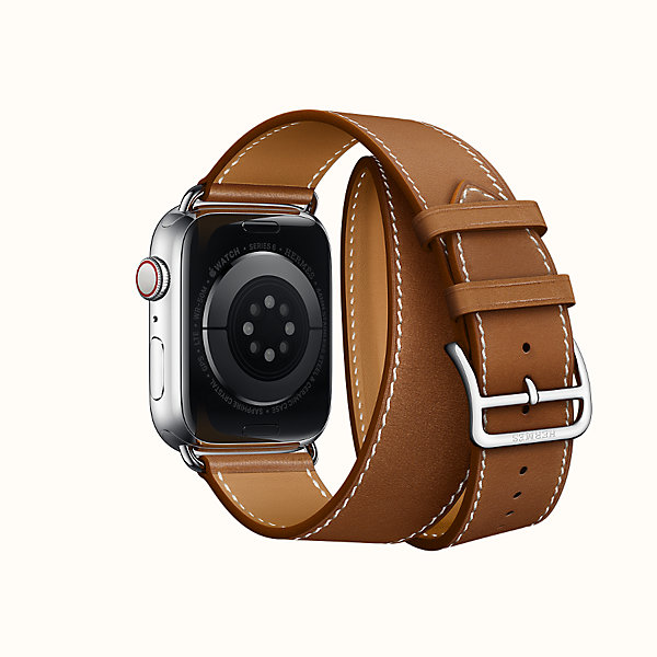 Cinturino Apple Watch Hermès Double Tour 45 mm | Hermès Italia