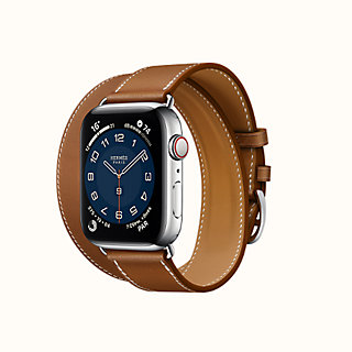 Cinturino Apple Watch Hermès Double Tour 45 mm | Hermès Italia