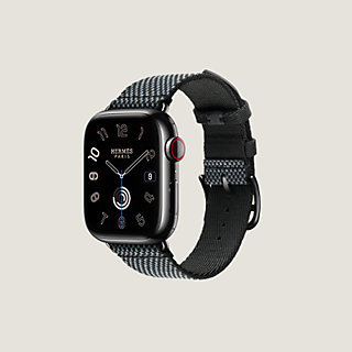 Cinturino Apple Watch Hermès Simple Tour 41 mm Toile H