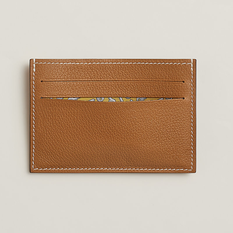 Hermes twill card holder hot sale