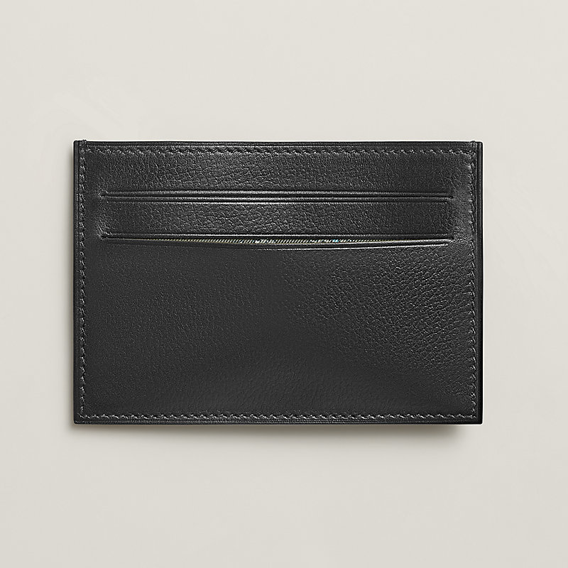 Citizen Twill card holder - Grey | Hermès USA