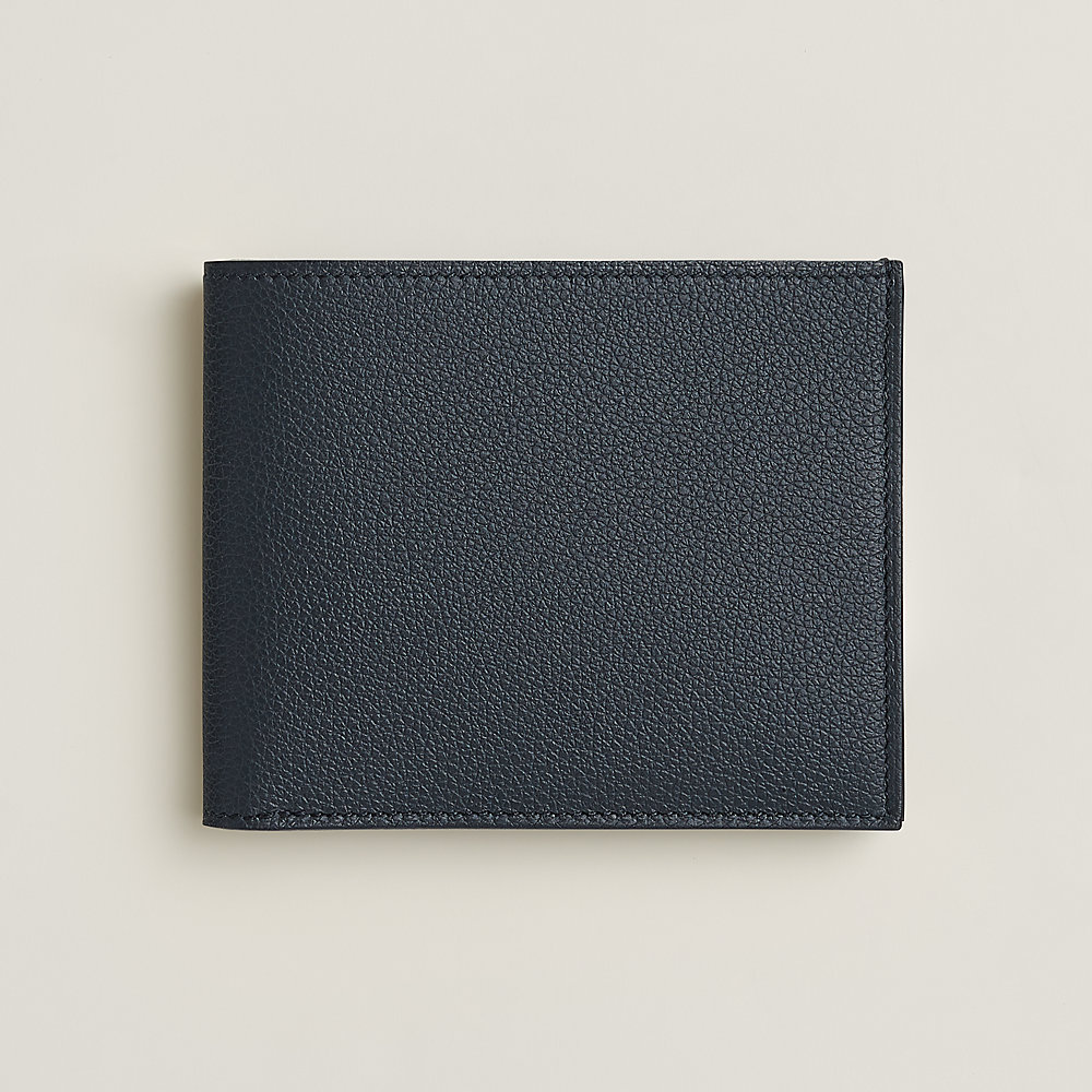 Citizen Twill Compact card holder - Blue | Hermès UK