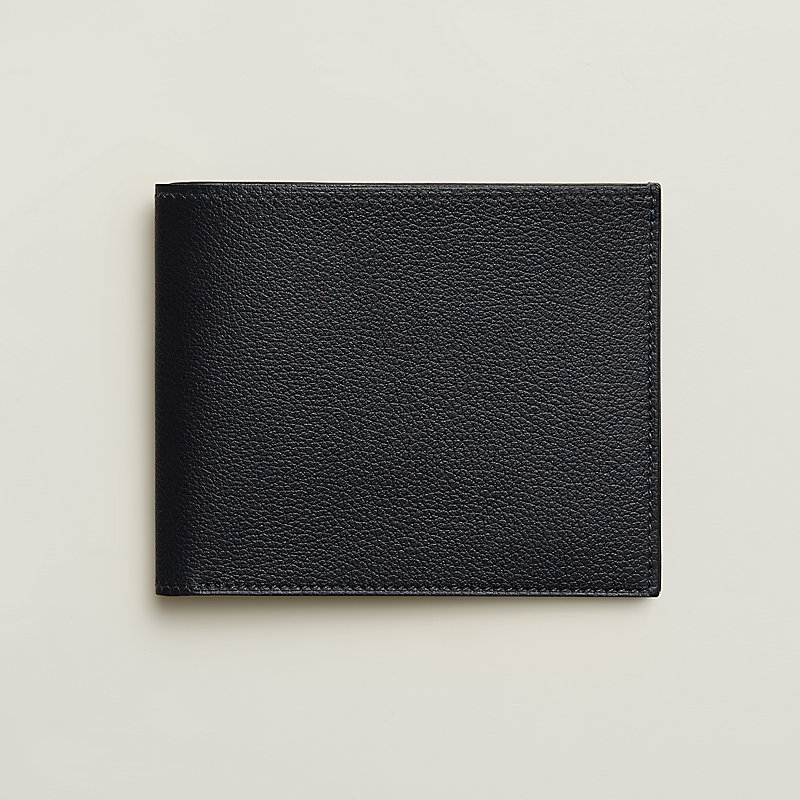 HERMES 大好評中! Citizen Twill Compact wallet/noir Citizen Twill Compact card holder | Hermès USA