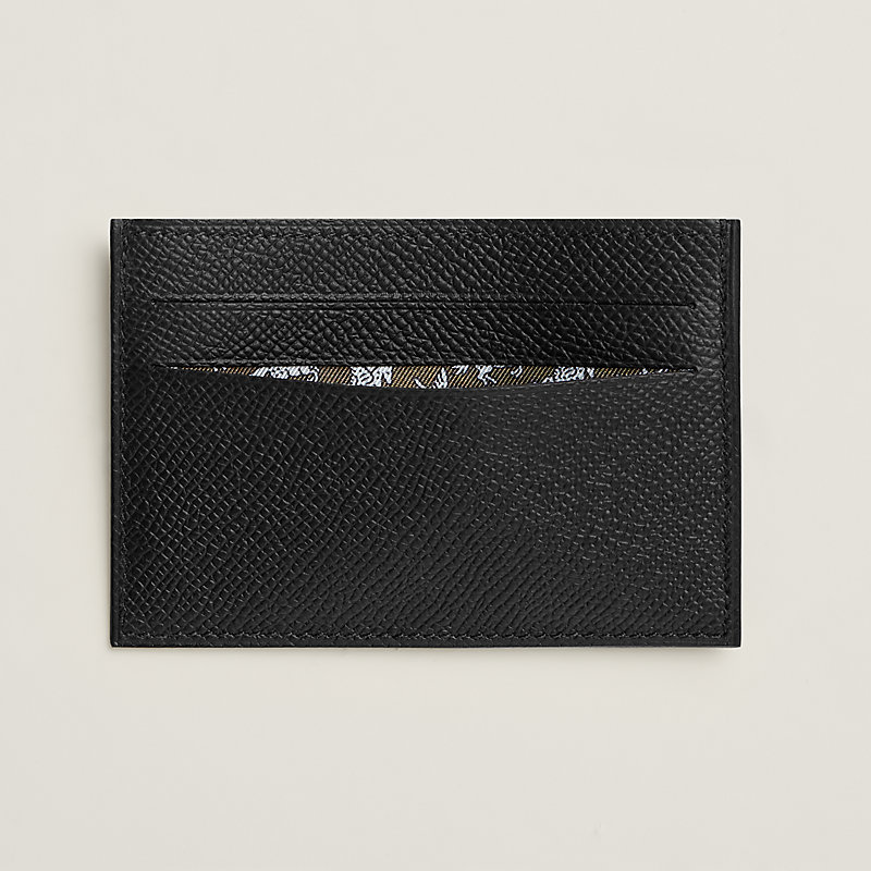 Citizen Twill Compact card holder - Yellow | Hermès USA