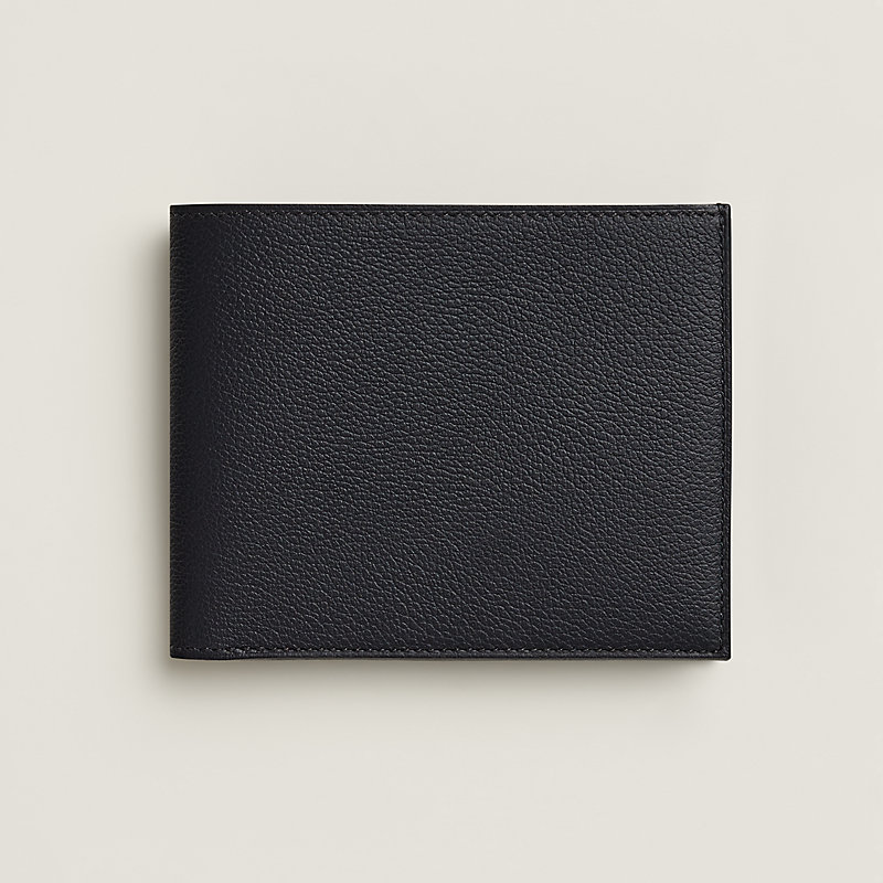 Citizen Twill Compact card holder - Green | Hermès USA