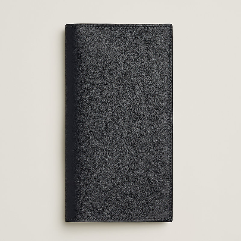 Citizen Twill Long wallet - Blue | Hermès Canada