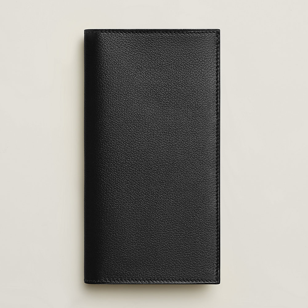 【シンプル大人デザイン】HERMES 長財布 Citizen Twill 黒 HERMES エルメス 財布 シチズンツイルロング コンビネ エプロン