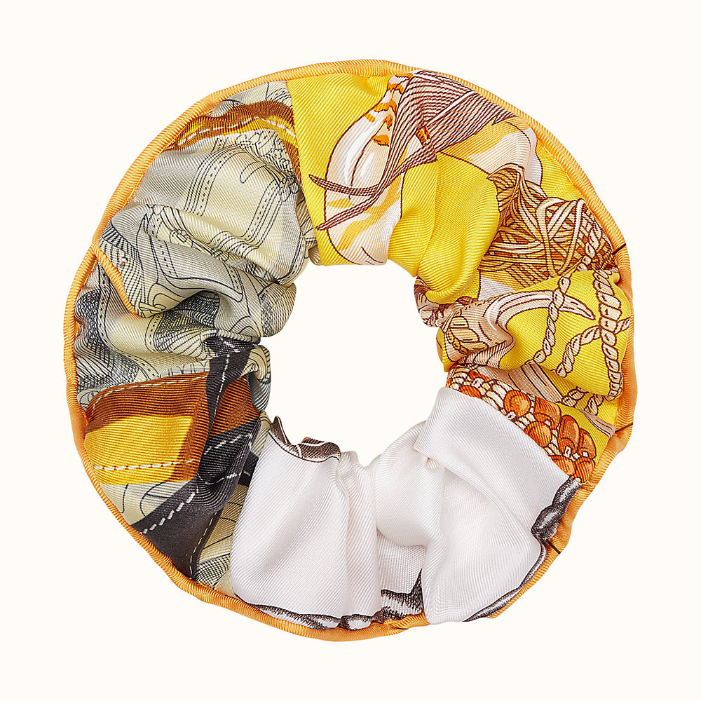 hermes silk scrunchie