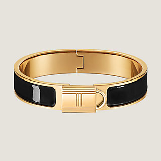 Shop HERMES 2021 Cruise Clic Cadenas bracelet (H707000FP6NPM