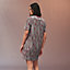 "Clic Clac a Pois Losanges" maxi dress, View: Worn, worn, view 3 of 4