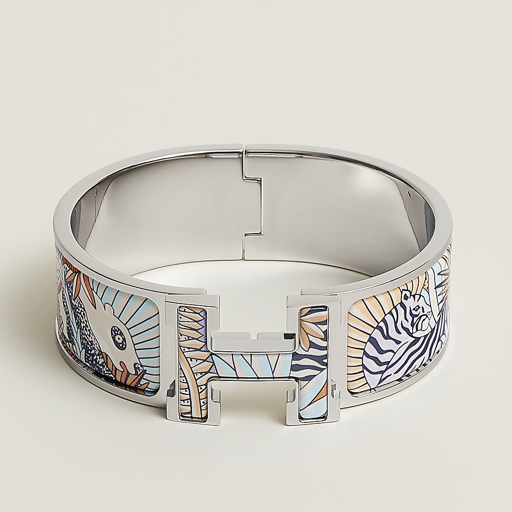 HERMES 動物柄 バングル Clic Clac H Animaux Camoufles bracelet | Hermès Sweden