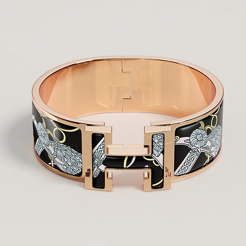Clic Clac H Bride de Cour bracelet - Pink | Hermès USA
