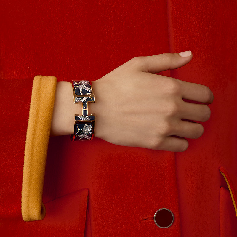 Clic Clac H Bride de Cour bracelet - Pink | Hermès USA