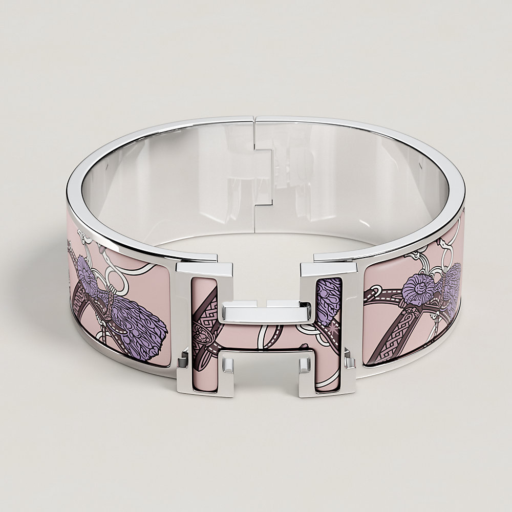 Clic Clac H Bride de Cour bracelet - Purple | Hermès USA