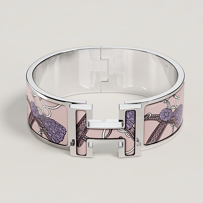 Clic Clac H Bride de Cour bracelet - Purple | Hermès USA