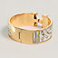 Clic Clac H Flora y Plata bracelet, View: Back, back, view 4 of 4