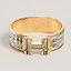 Clic Clac H Flora y Plata bracelet, View: front, front, view 1 of 4