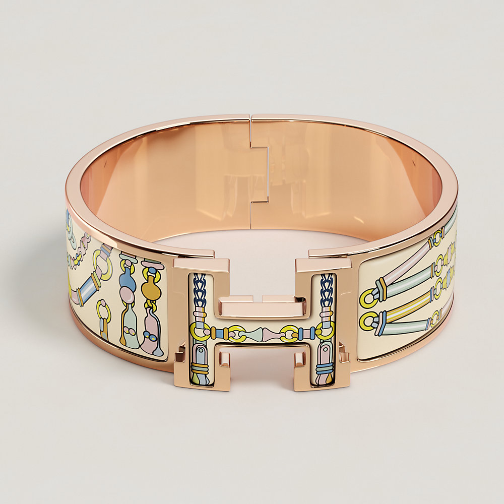 Clic Clac H Flora y Plata bracelet | Hermès USA