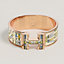 Clic Clac H Flora y Plata bracelet, View: front, front, view 1 of 4