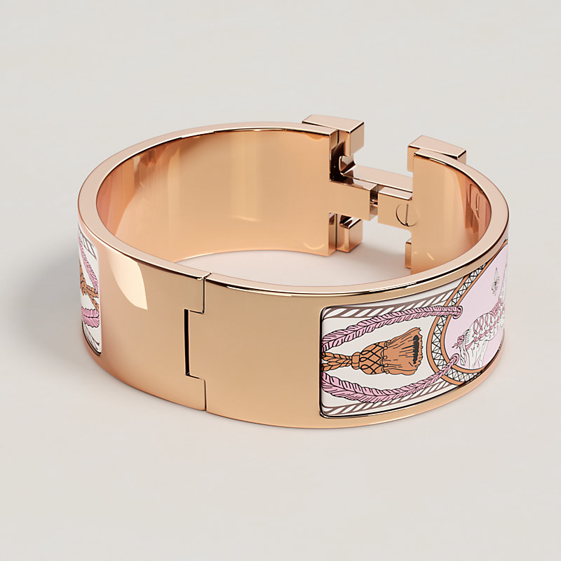 HERMES Pétales エルメス ペタル Clic Clac H Grand Apparat bracelet - Orange | Hermès USA
