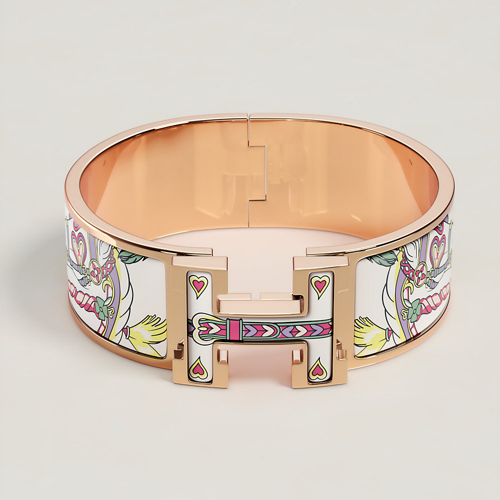 Clic Clac H Harnais de Coeur bracelet | Hermès Australia