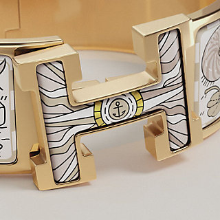 Hermès ハイライト Clic Clac H L'Aventure bracelet | Hermès USA