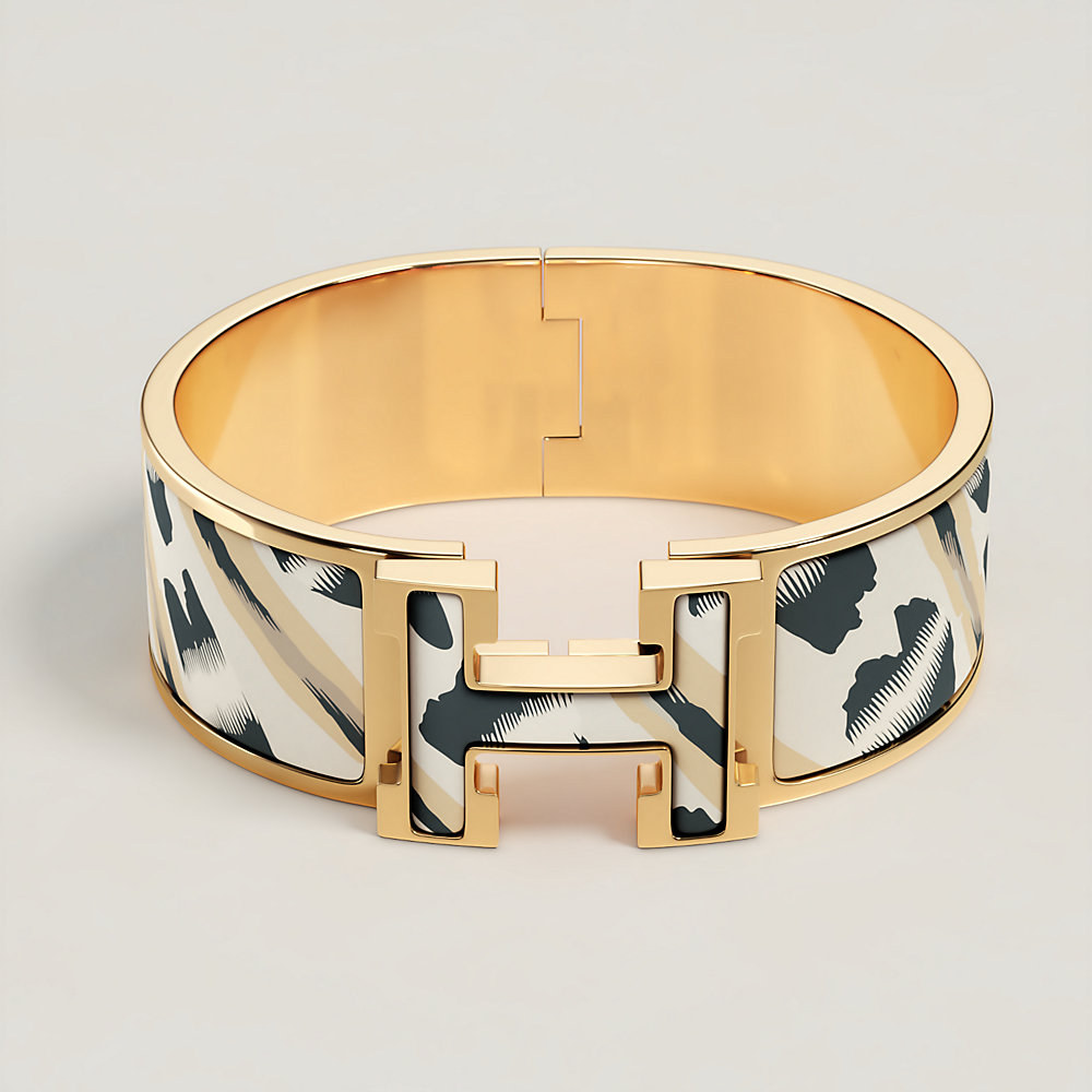 Clic Clac H Le Chat Carre bracelet | Hermès Australia