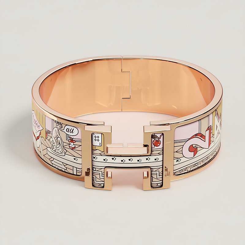 ★HERMES★Bracciale Clic Clac H Mystere au 24 ブレスレット Clic Clac H Etriers bracelet | Hermès USA