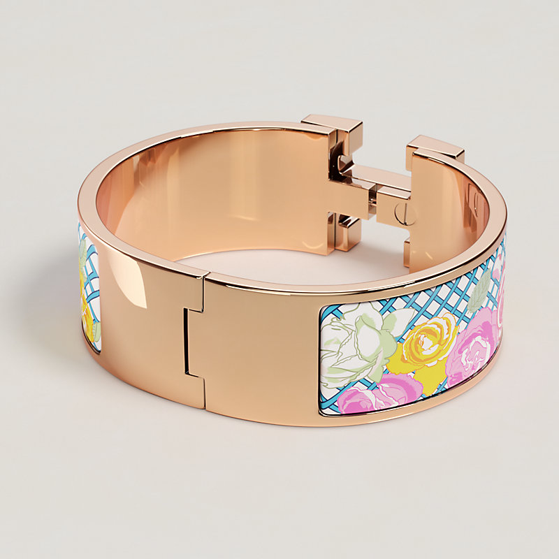 HERMES CLIC CLAC H バングル ローズオランジェ ー品販売 HERMES ローズオランジェ バングル H CLAC CLIC