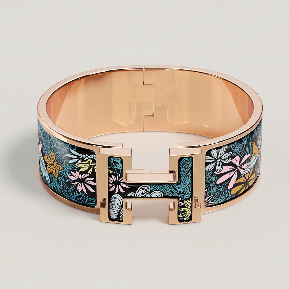 Clic Clac H Sous un Battement d'Ailes bracelet - Pink | Hermès UK