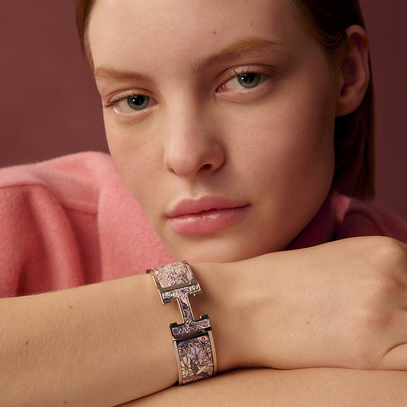 Clic Clac H Sous un Battement d'Ailes bracelet - Purple | Hermès USA
