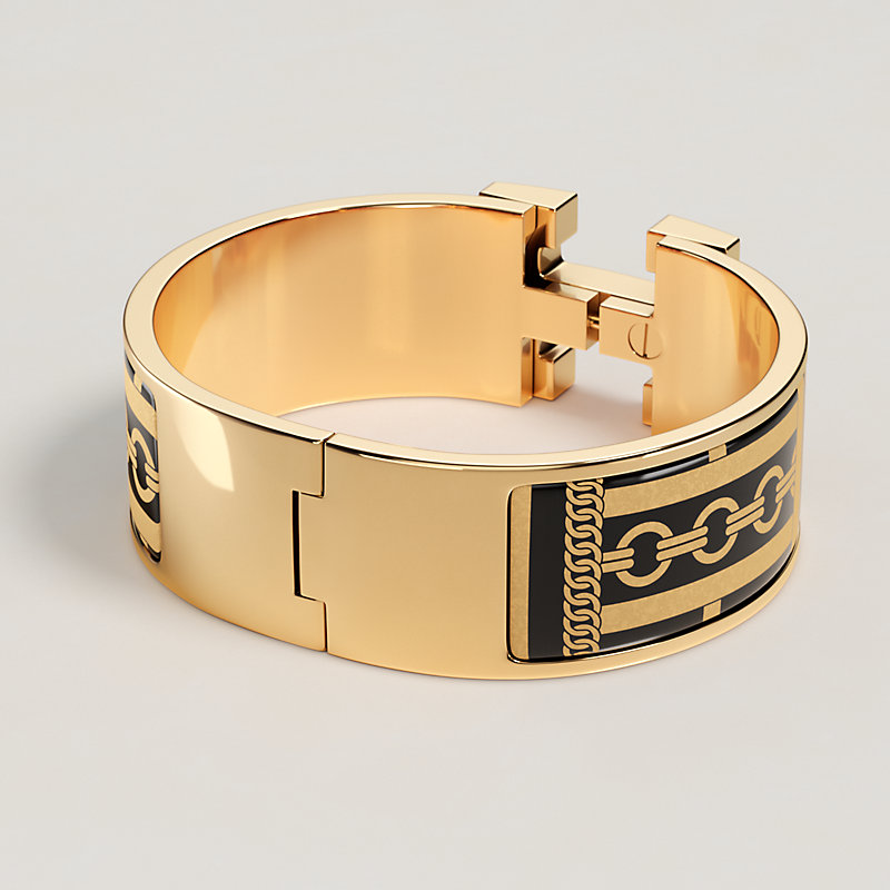 Clic Clac H Tartan & Chaines Obliques bracelet
