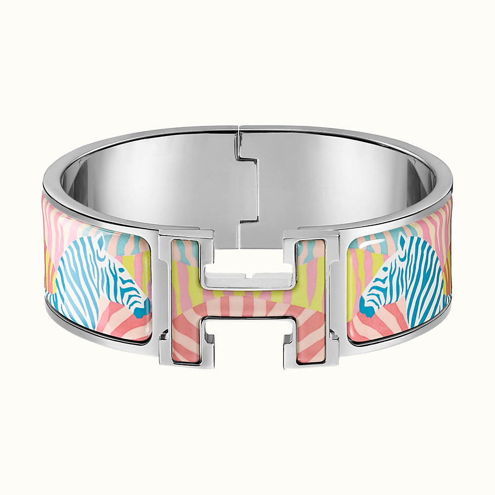 Clic Clac H Zebres de Tanzanie bracelet | Hermès Czech Republic