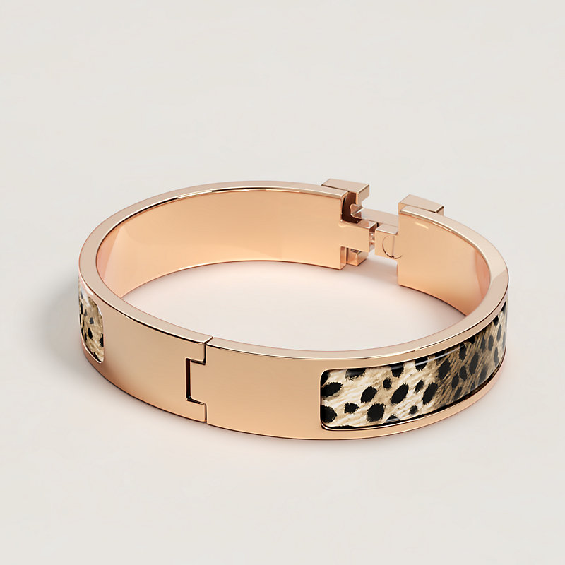 Clic H Acinonyx Jubatus bracelet | Hermès USA
