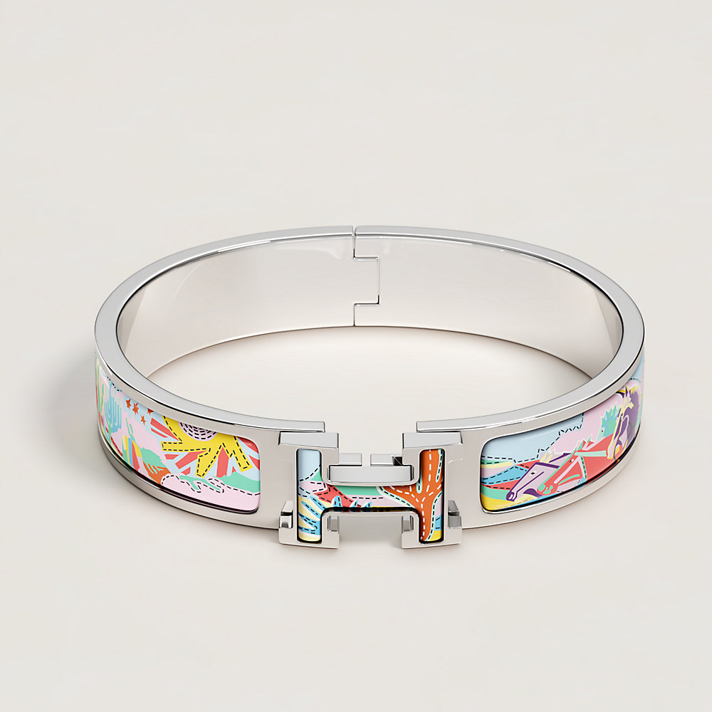 Clic H Bottes Story bracelet - Yellow | Hermès Thailand