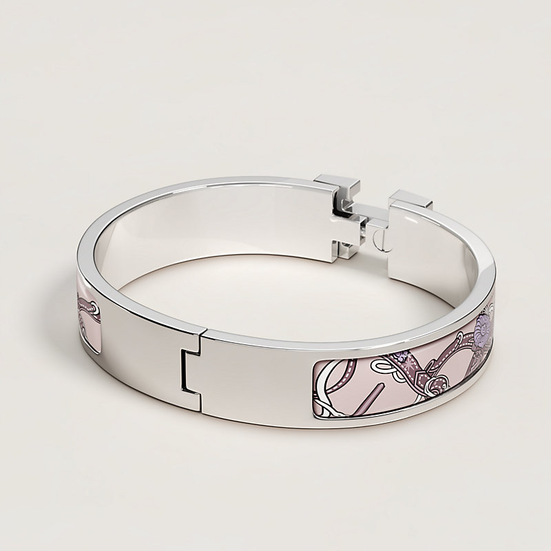 Clic H Bride de Cour bracelet - Purple | Hermès USA