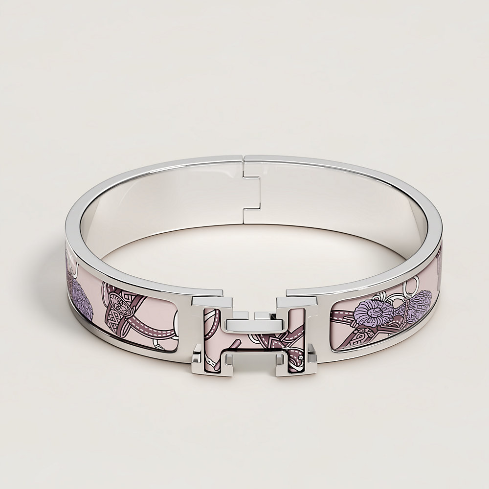 Clic H Bride de Cour bracelet - Purple | Hermès USA